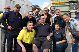 Bruce with his first responders