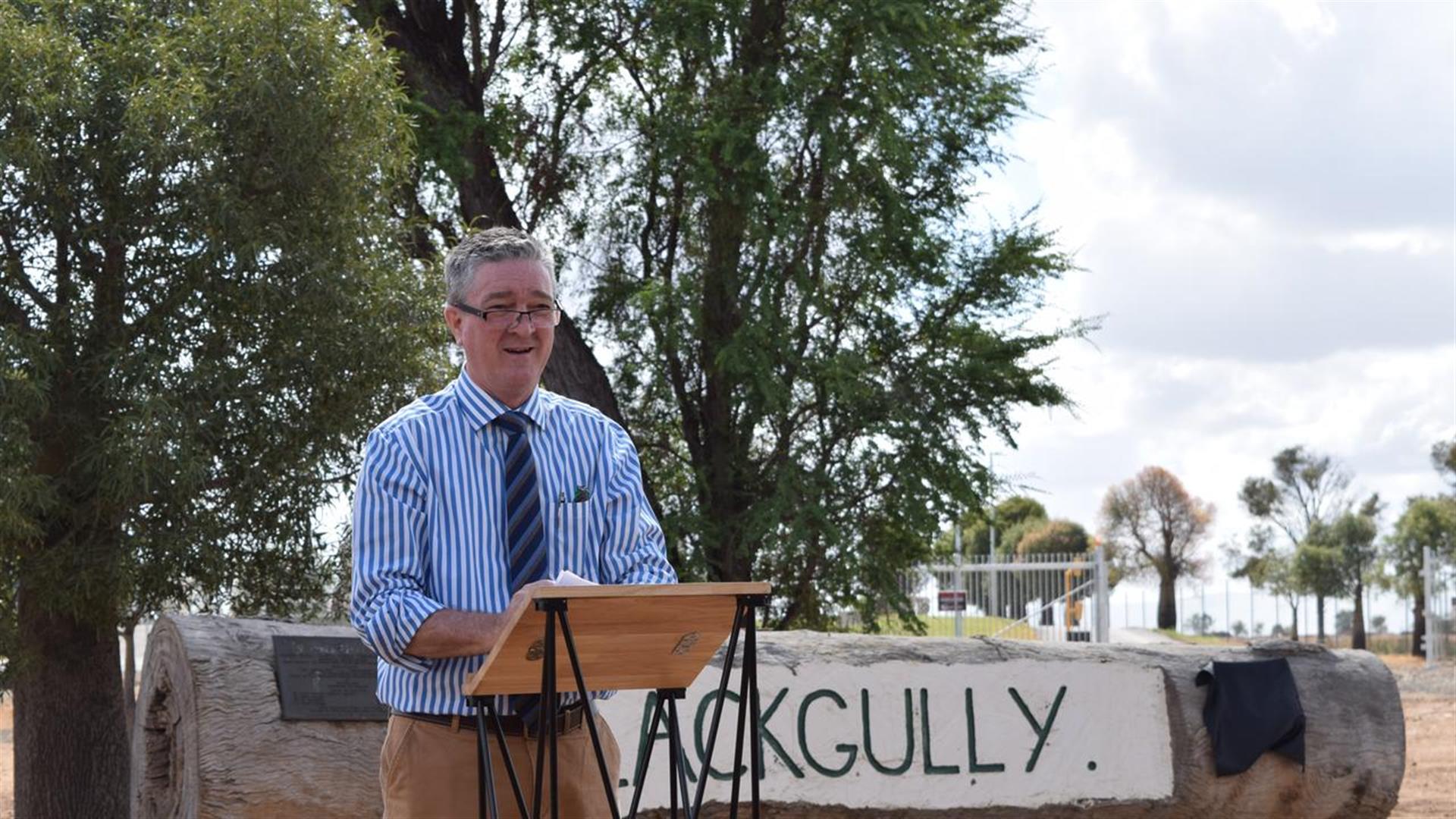 2 Black Gully WWTP Mayor Kerry Hayes opening address