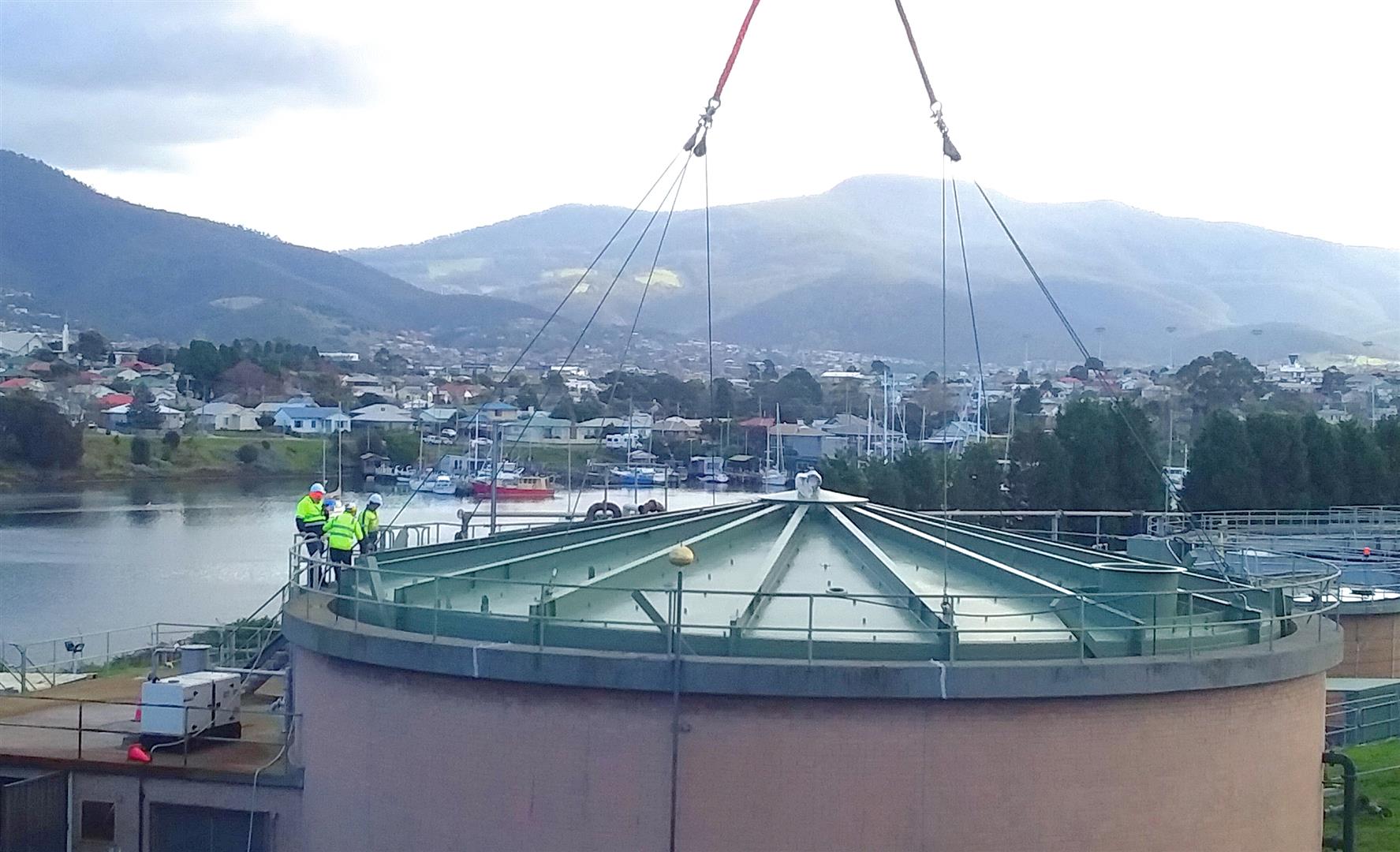 Prince of Wales Digester Roof Aquatec Maxcon